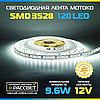 Світлодіодна стрічка Motoko 12 В 120 LED/m SMD3528 IP20 (для підсвічування й освітлення) 9,6 Вт/м, фото 5