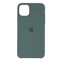 Чехол для iPhone 11 Pro Max силиконовый противоударный Silicone Case сосновый зеленый