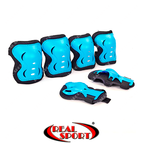 Захист дитячий наколінники, налокітники, рукавички Record SK-6328BKB, фото 1