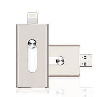 Usb flash/флешка 64 Gb для Iphone/Ipad silver