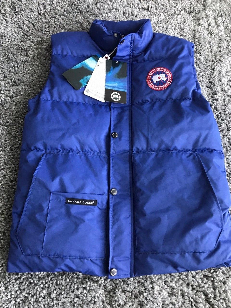 Чоловічий жилет Canada Goose M513 синій L, XL, фото 1