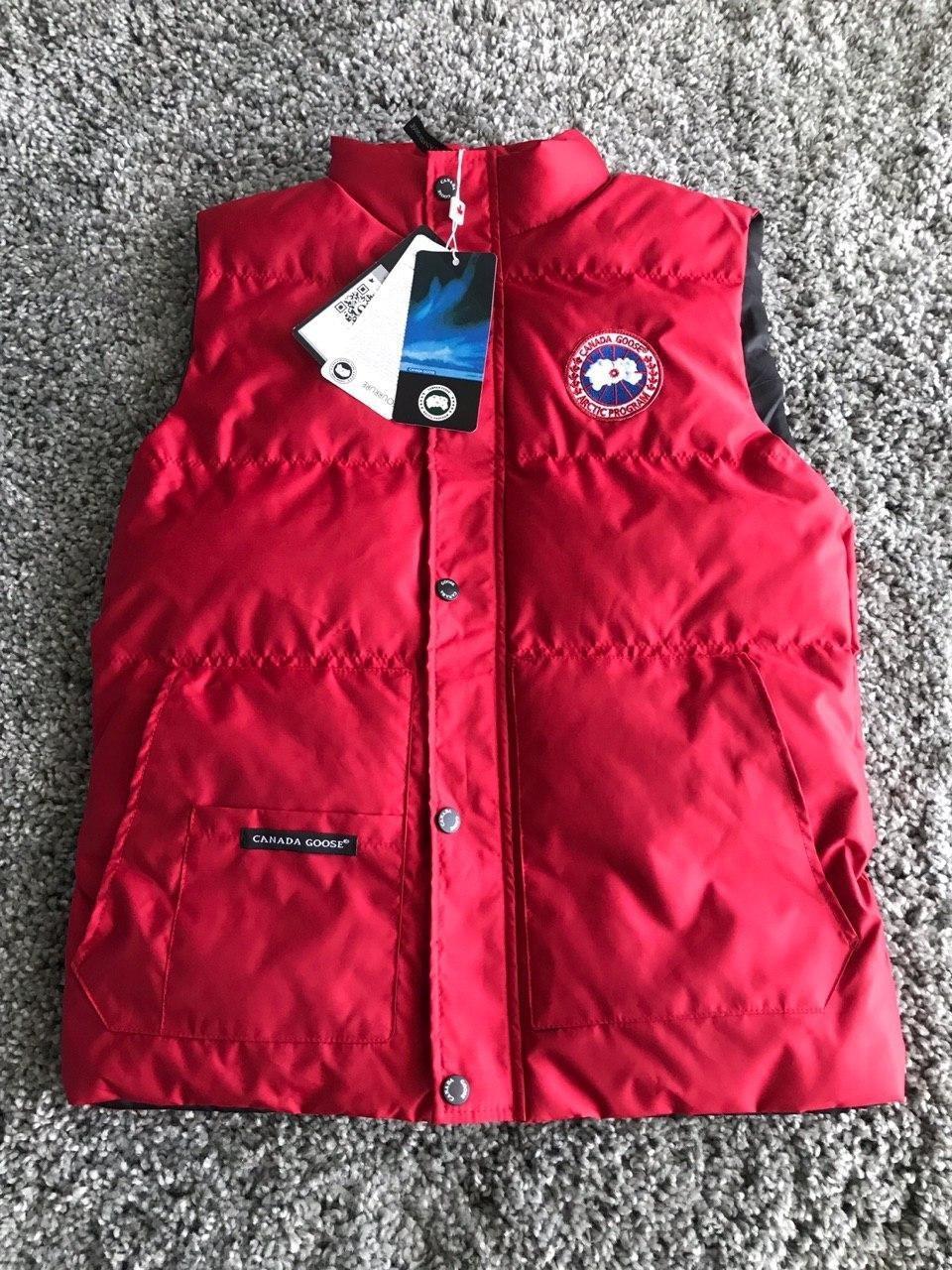 Чоловічий жилет Canada Goose M514 червоний L, фото 1