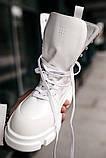 Черевики жіночі Both Gao High Boots White білі демісезонні шкіряні повсякденні, фото 7