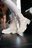 Черевики жіночі Both Gao High Boots White білі демісезонні шкіряні повсякденні, фото 3