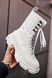 Черевики жіночі Both Gao High Boots White білі демісезонні шкіряні повсякденні, фото 10
