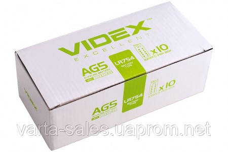 Батарейки Videx AG5, LR754, 393, (лужнина-alkaline) - фото 7 - id-p173038921