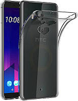 Прозрачный Чехол HTC U11 Plus (ультратонкий силиконовый)