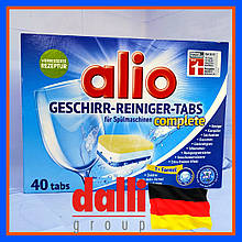 Таблетки для посудомийки Alio Geschirr-reiniger-tabs complete 40 шт