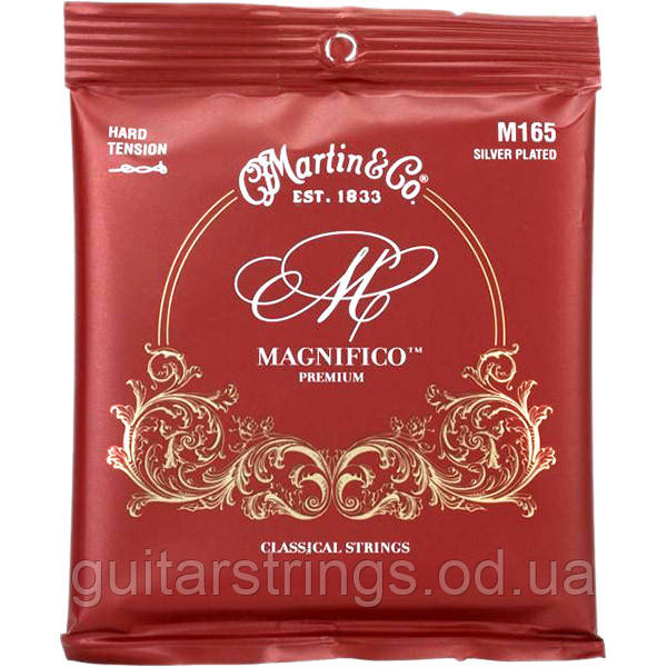 Струны Martin M165 Magnifico Premium Classical Plain End Hard Tension 26-43, фото 1