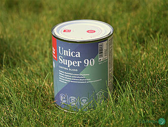 Глянцевий лак Unica Super 90 – Tikkurila (банка 0,9 л)