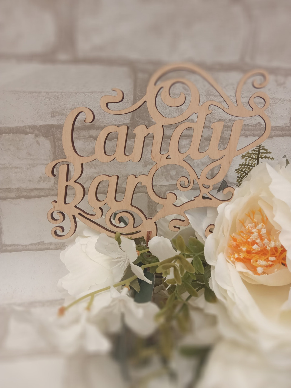 Молодежный топпер "Candy Bar" из фанеры, 18х15 см - фото 1 - id-p922156781