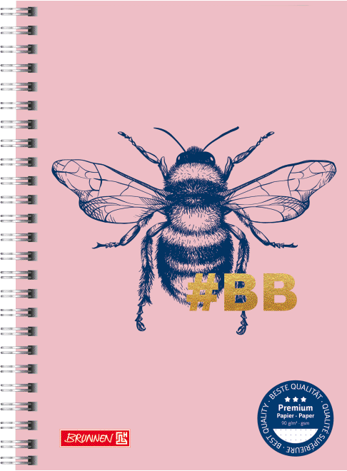 Блокнот Brunnen А5 жорстка обкладинка в крапку 96 аркушів 90 г/м2 у крапку 1055895751