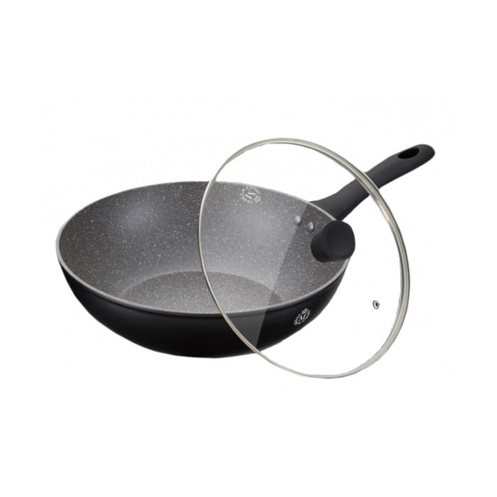 Сковорода Meisterklasse MK-1026-30 Вок black marble 30см