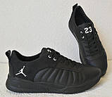 Jordan 23 чорні чоловічі кросівки осінь весна шкіра взуття кросівки спорт стиль 40 44, фото 9