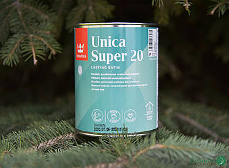 Напівматовий лак Unica Super 20 – Tikkurila (банка 0,9 л)