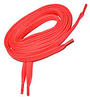 Шнурки для взуття плоскі 36пар/уп 120см Яскраво-рожевий