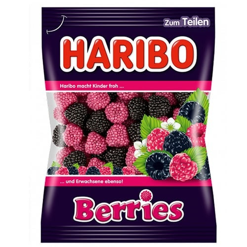 Желейные конфеты Haribo Berries Малинки 175 г Германия - фото 1 - id-p1249782640