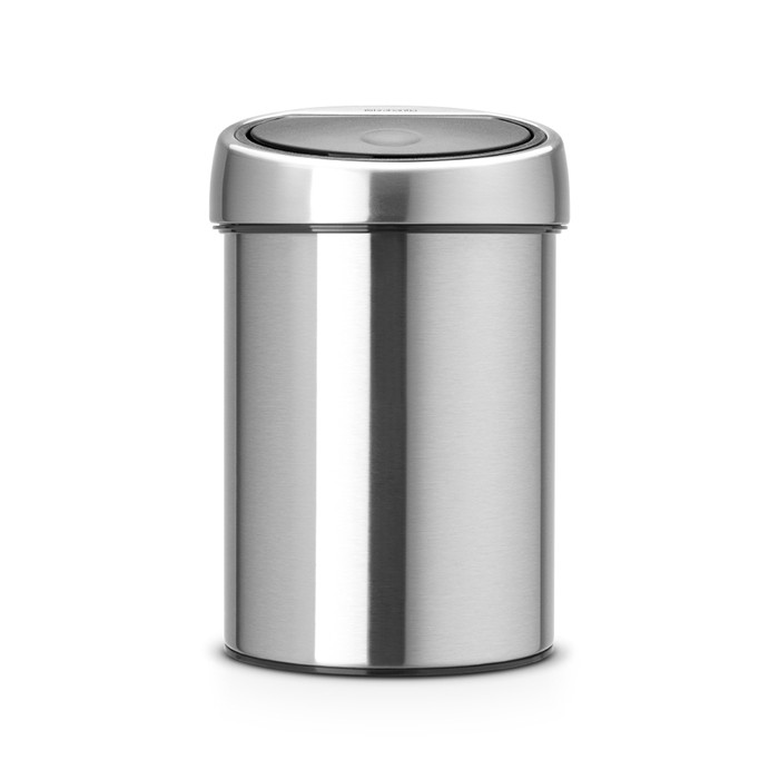 Відро для сміття Brabantia Touch Bin 3 л Matt Steel (363986), фото 1