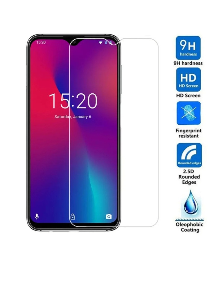 Захисне закалене скло для UmiDigi A5 Pro Прозоре