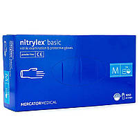 Рукавички нітрилові Mercator Medical Nitrylex M 100 шт., фото 2