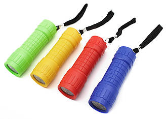 Ручний фонарик вугіль 2 кольорові YX-803, 3хAAA, 9 LED