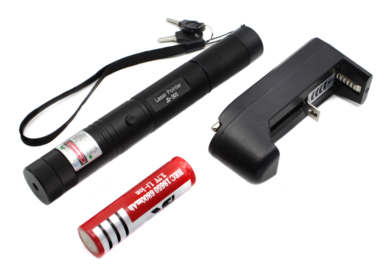 Ліхтар - Лазерна указка GLP YL-303 /Li-ion акумулятор 18650 /