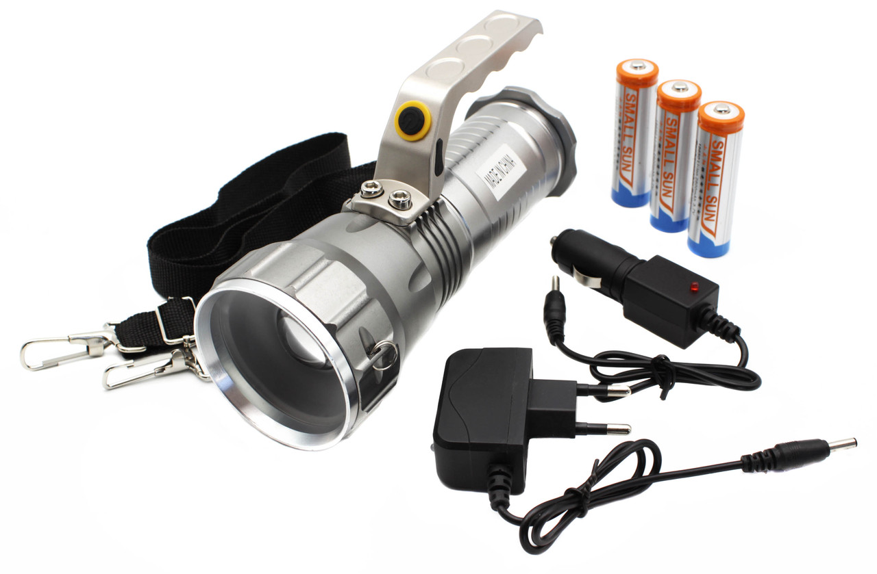 Ліхтар Police WD015/ 3Х 18650 Li-ion/ 1 х Cree T6/ Zoom/