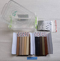 Набір твердого воску для плитки, меблів, ламінату No3 10 см 10 шт. у коробці