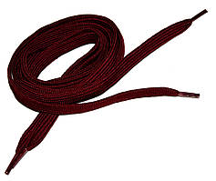 Шнурки для взуття плоскі 120см 36пар/уп Бордо