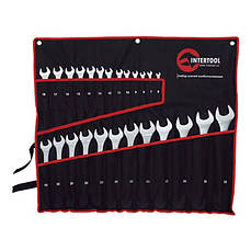 Набір ключів комбінованих 25 шт Intertool HT-1200