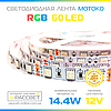 Светодиодная лента Motoko RGB Premium 60 LED/m 5050 14,4W/m IP20, фото 4