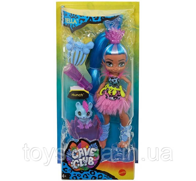 Лялька Телла і вихованець Ханч Печерний Клуб Cave Club Tella, фото 1