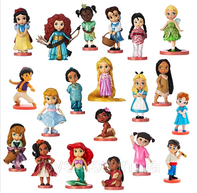 Набір фігурок маленької принцеси аніматор Дісней Disney Animators Collection, фото 1