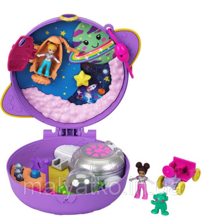 Ігровий набір Поллі покет Polly Pocket Micro Saturn Space