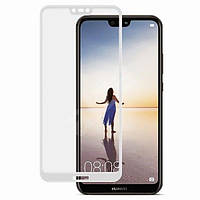 Захисне скло Mocolo для Huawei Ascend P20 Full Cover White (0.33 мм)