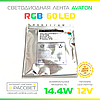 Світлодіодна LED-стрічка RGB AVT-300 12 V 60 LED/m SMD5050 14,4 W/m IP20, фото 10