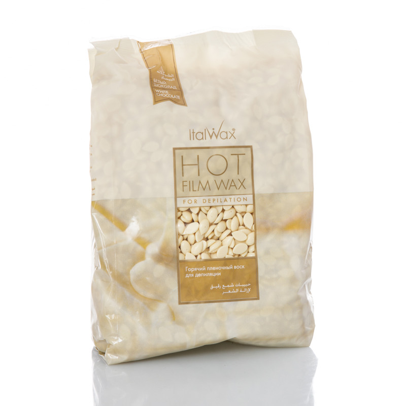 Віск для депіляції гарячий плівковий у гранулах "Білий Шоколад", 1 кг ItalWax