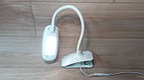Настільна світлодіодна лампа на прищіпці Luxel TL-09W, 6W, мережева, фото 3