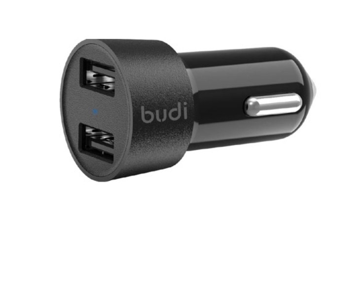 Автомобільний зарядний пристрій BUDI M8J068T3, 3.4 A LED (ЯКІСТЬ)