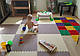 Напольное покрытие для детских комнат. Коврик - пазл в коричневых и бежевых тонах ( 50 * 50 * 1см ) УКРАИНА, фото 2
