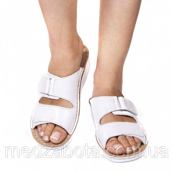 Шльопанці жіночі Mubb (16020) Білі р.37, фото 1