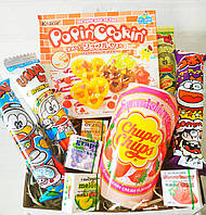 Японський Світ Бокс — Набір з 10 японських солодощів Japan Sweet Box Popin Cookin, Umaibo, Marukawa, напій