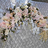 Гирлянда квіткова " Розовая пудра", фото 2