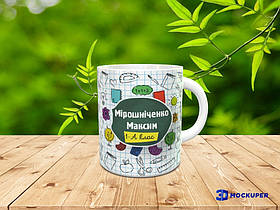 Дитяча Чашка "З Днем Народждення", шкільні елементи 2