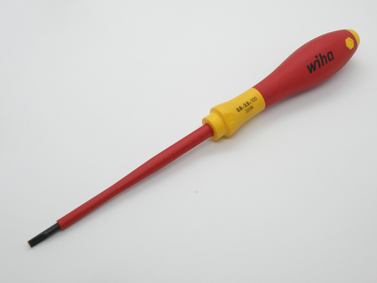 Викрутка 3.5х0.6 (шліц) Діелектрична VDE Wiha