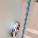 Перегородка для ванної розсувна з двома глухими частинами, фото 5