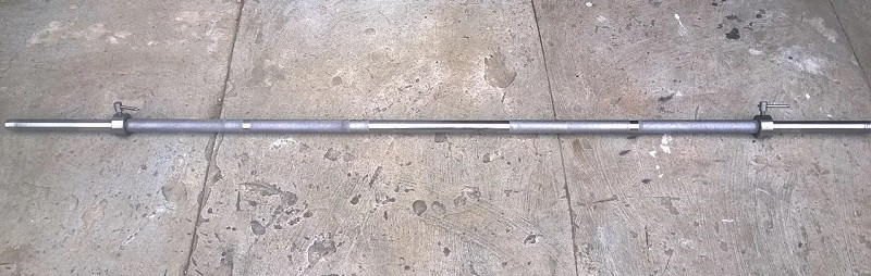 Гриф тренувальний із замками 1.8 м прямий для штанги (вага 8 кг діаметр 25 мм навантаження 350 кг) R_3810, фото 1