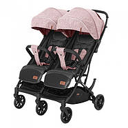 Коляска прогулочная CARRELLO Presto Duo CRL-5506 Cherry Pink +дощовик, фото 3