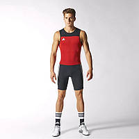 Костюм для тяжелой атлетики Adidas Weightlifting Climalite (красный, Z11184)