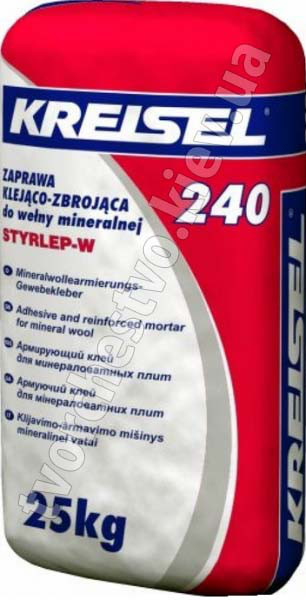 Клей для утеплювача Kreisel 240 (Крайзель) 25кг